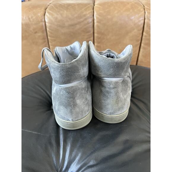 Lavati Gray Italian Leather Sneackers US 11 main image 8